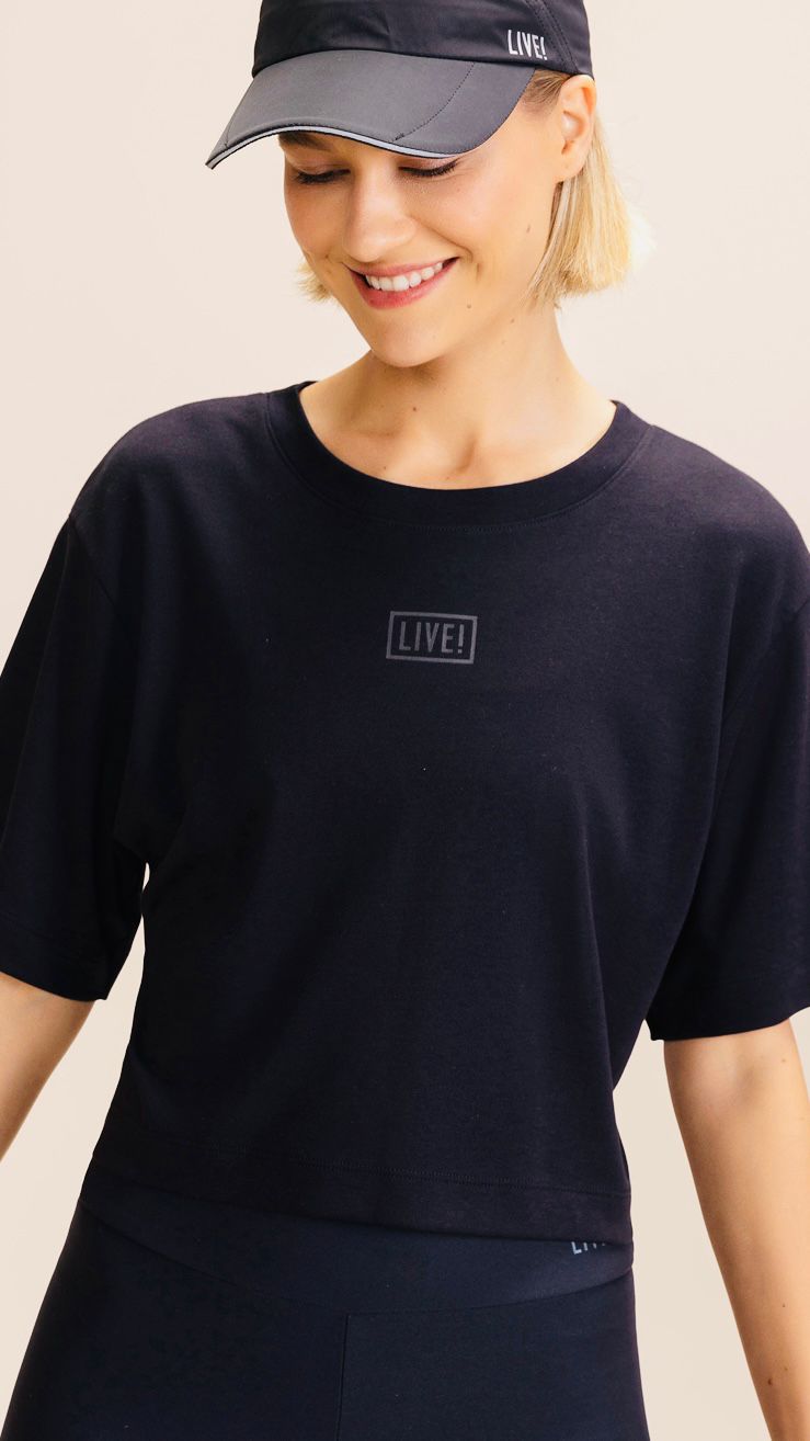 Camiseta LIVE! Cropped Turn