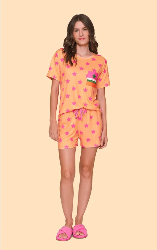 Pijama Curto Cielo Brillante