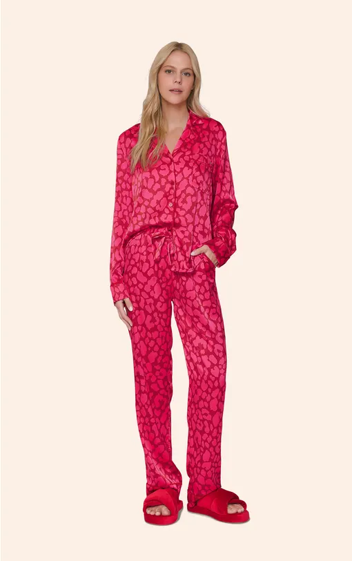 Pijama Aberto Wild Pink