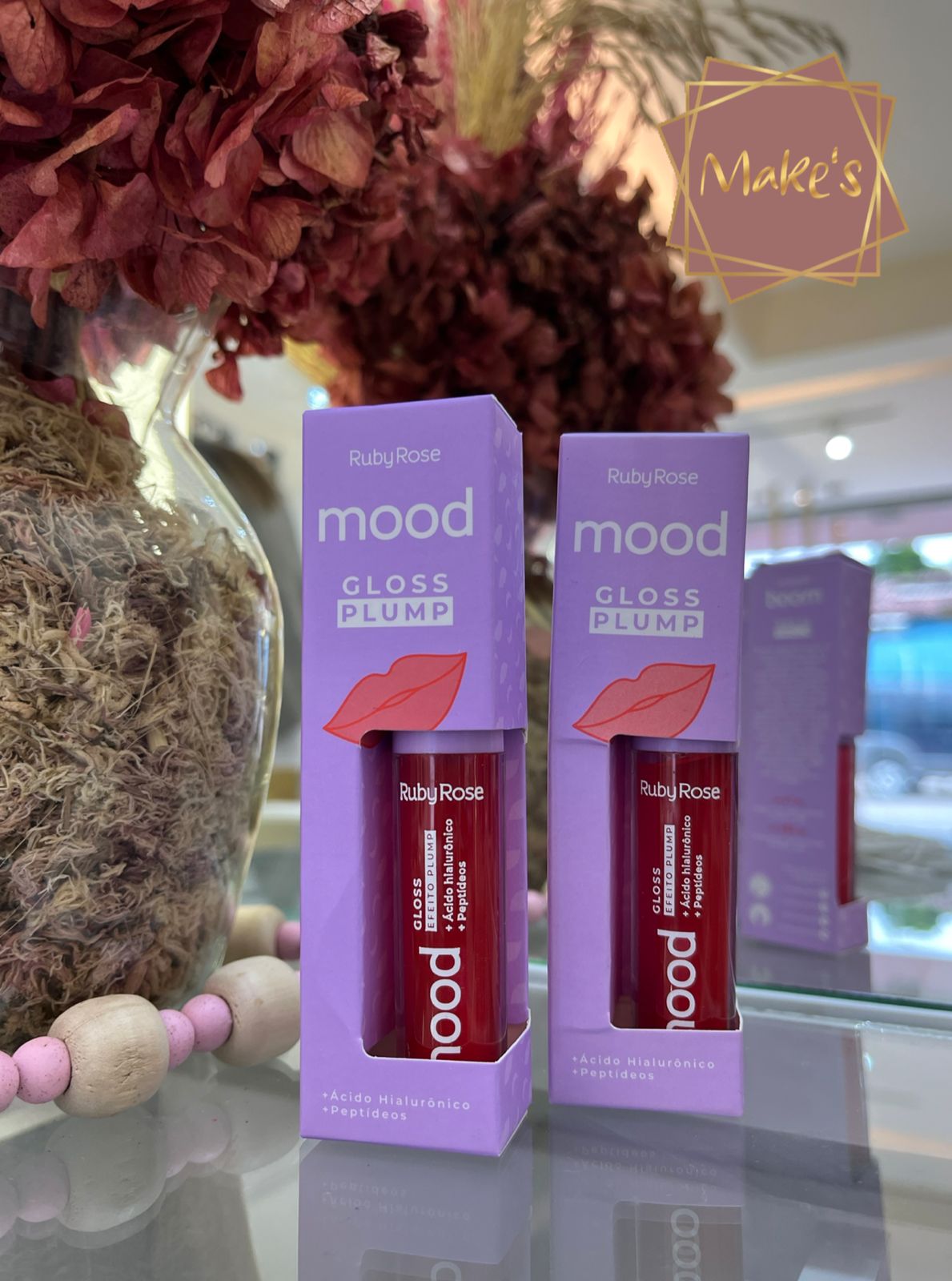 Gloss Efeito Plump - Ruby Rose Mood