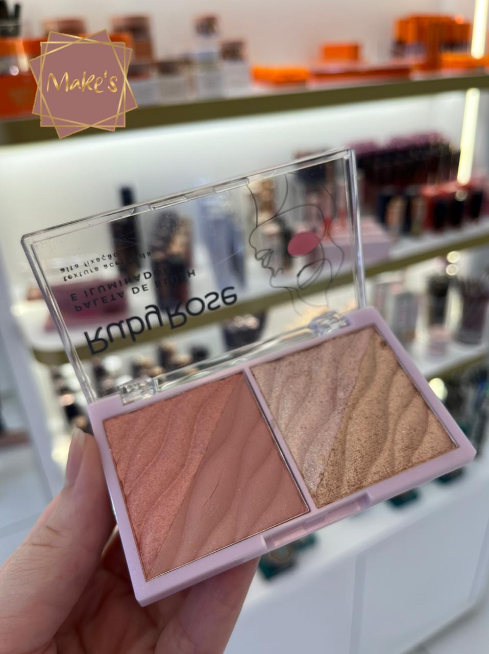 Paleta de Blush e Iluminador - Ruby Rose
