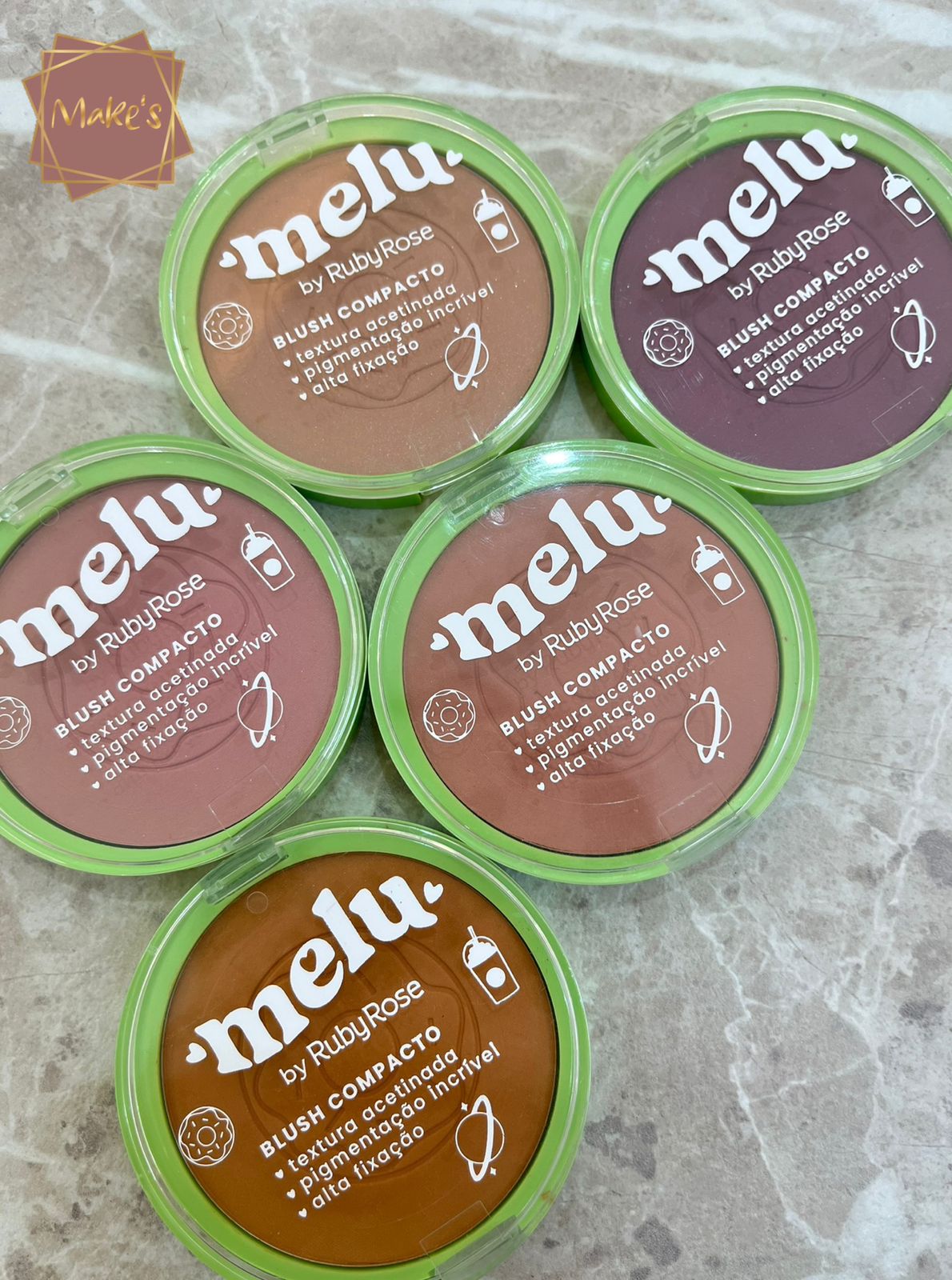 Blush Compacto - Melu
