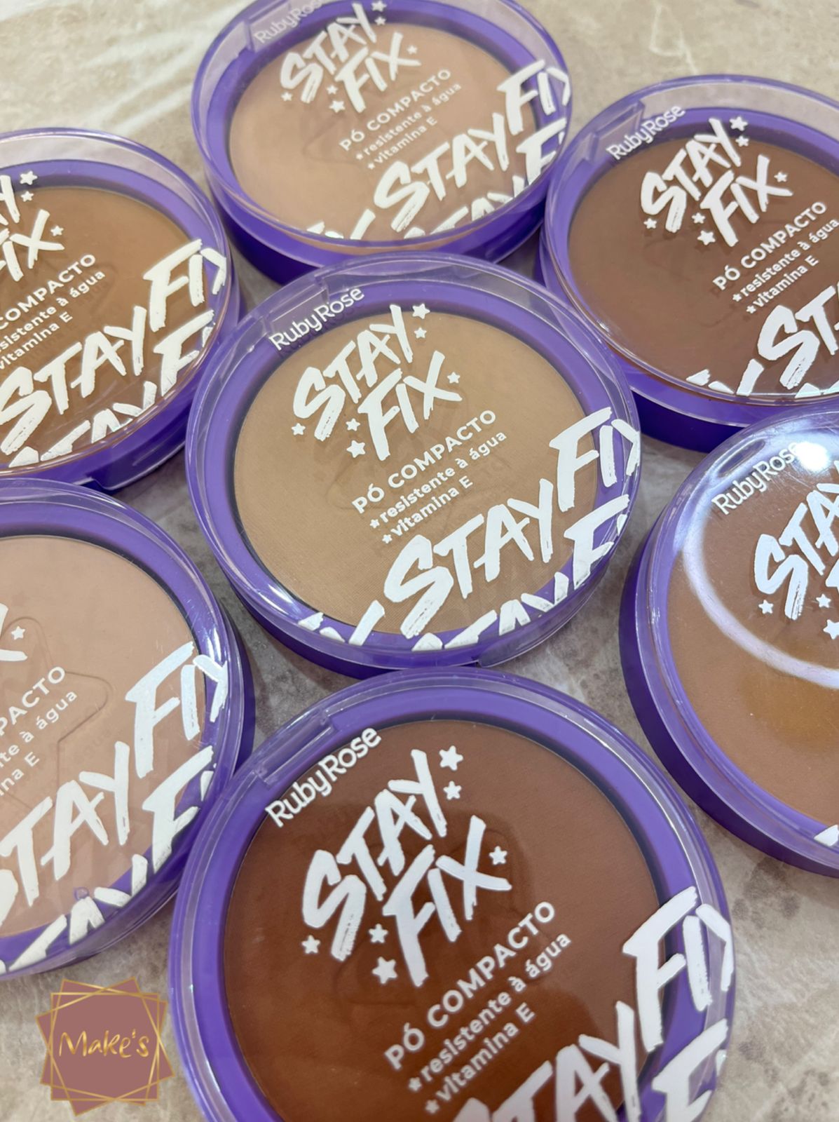 Pó Compacto Stay Fix - Ruby Rose