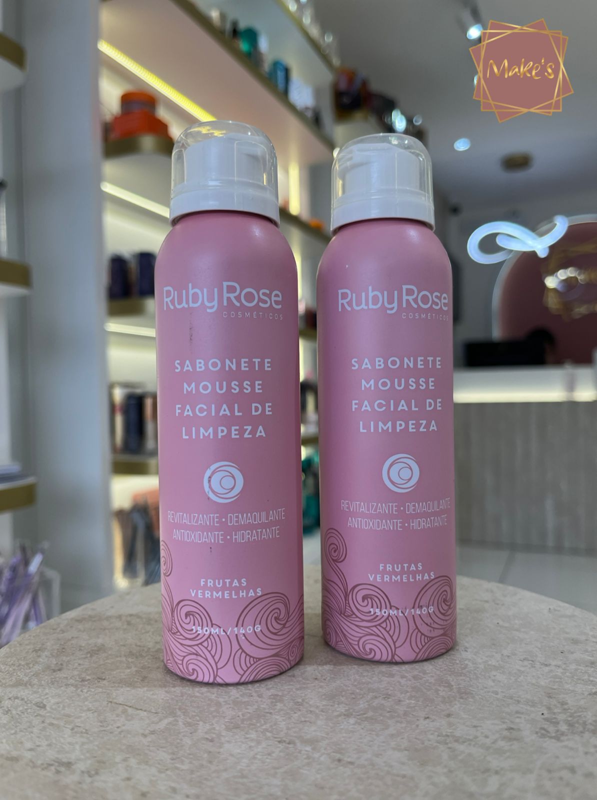 Sabonete Mousse Facial - Ruby Rose