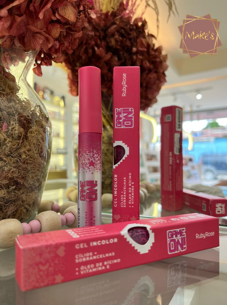 Gel Incolor Cílios e Sobrancelhas Game On - Ruby Rose