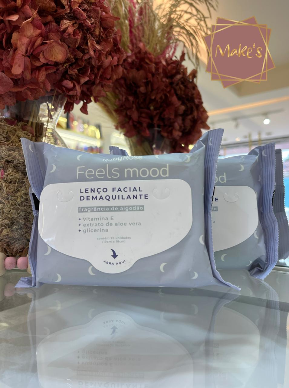 Lenço Demaquilante Feels Mood - Ruby Rose