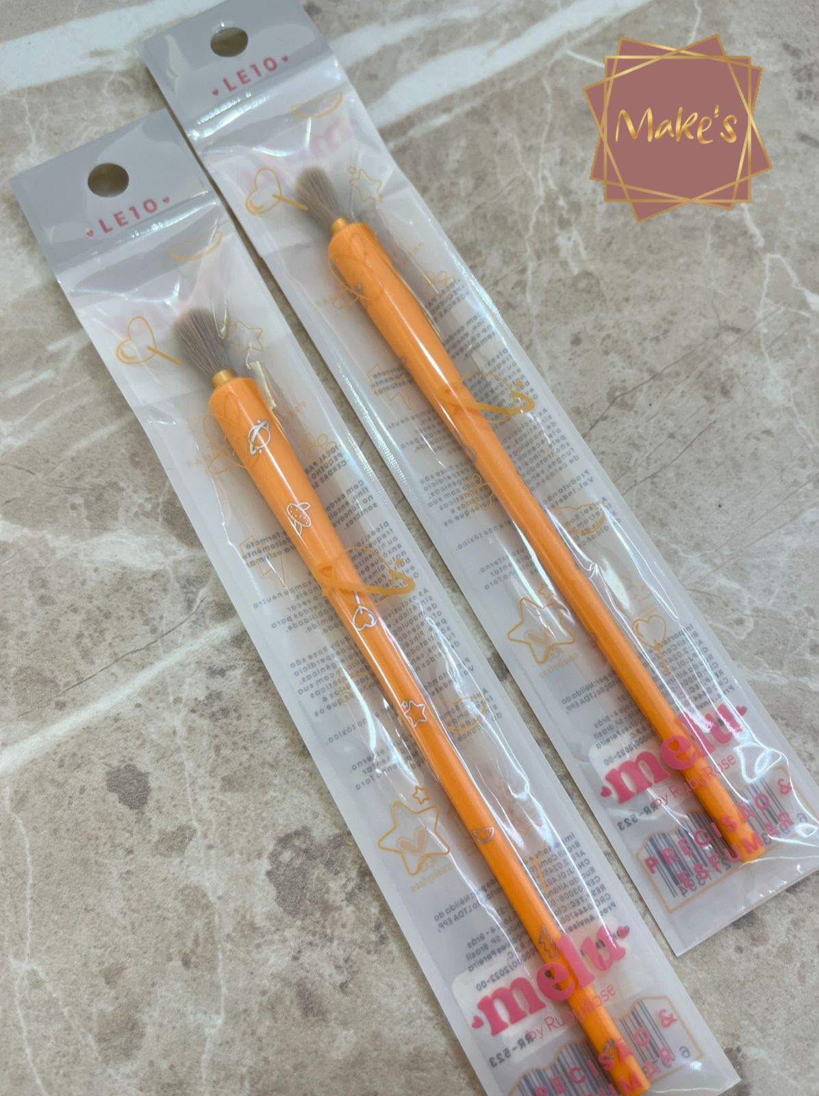 Pincel de Precisão e Esfumar LE10 - Melu