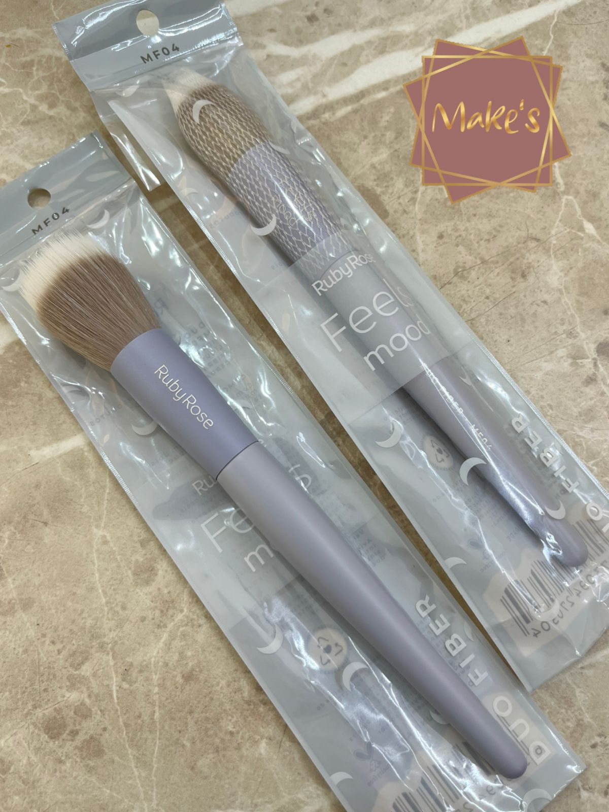 Pincel Duo Fiber MF04 - Ruby Rose