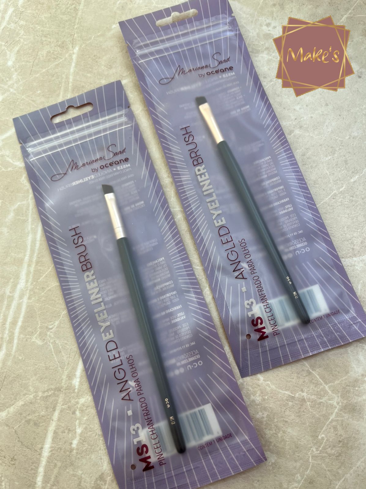 Pincel Chanfrado para Olhos MS13 - Mari Saad