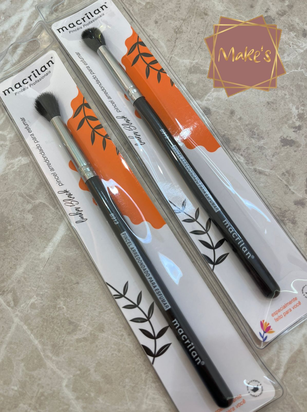 Pincel Arredondado para Esfumar B913 - Macrilan