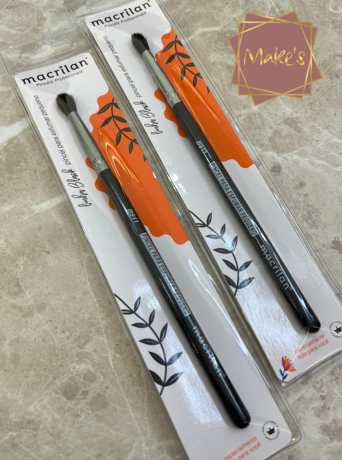 Pincel para Esfumar Pequeno B911 - Macrilan