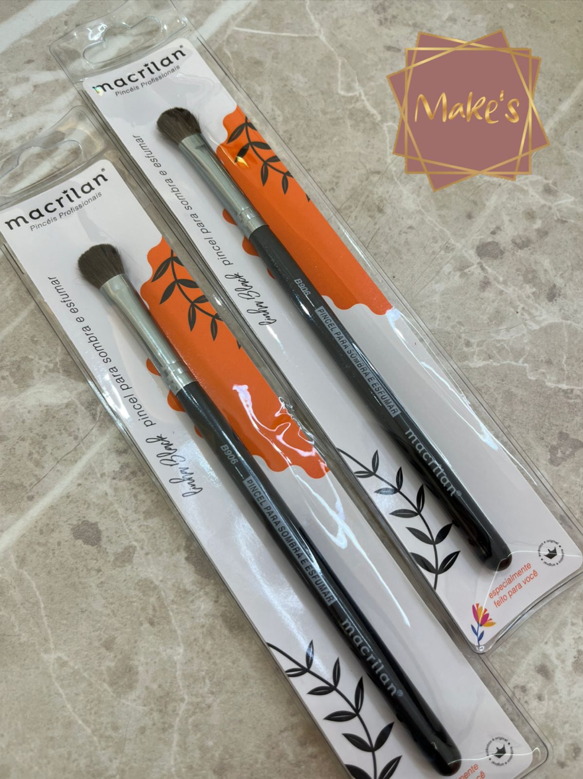 Pincel para Sombra e Esfumar B906 - Macrilan