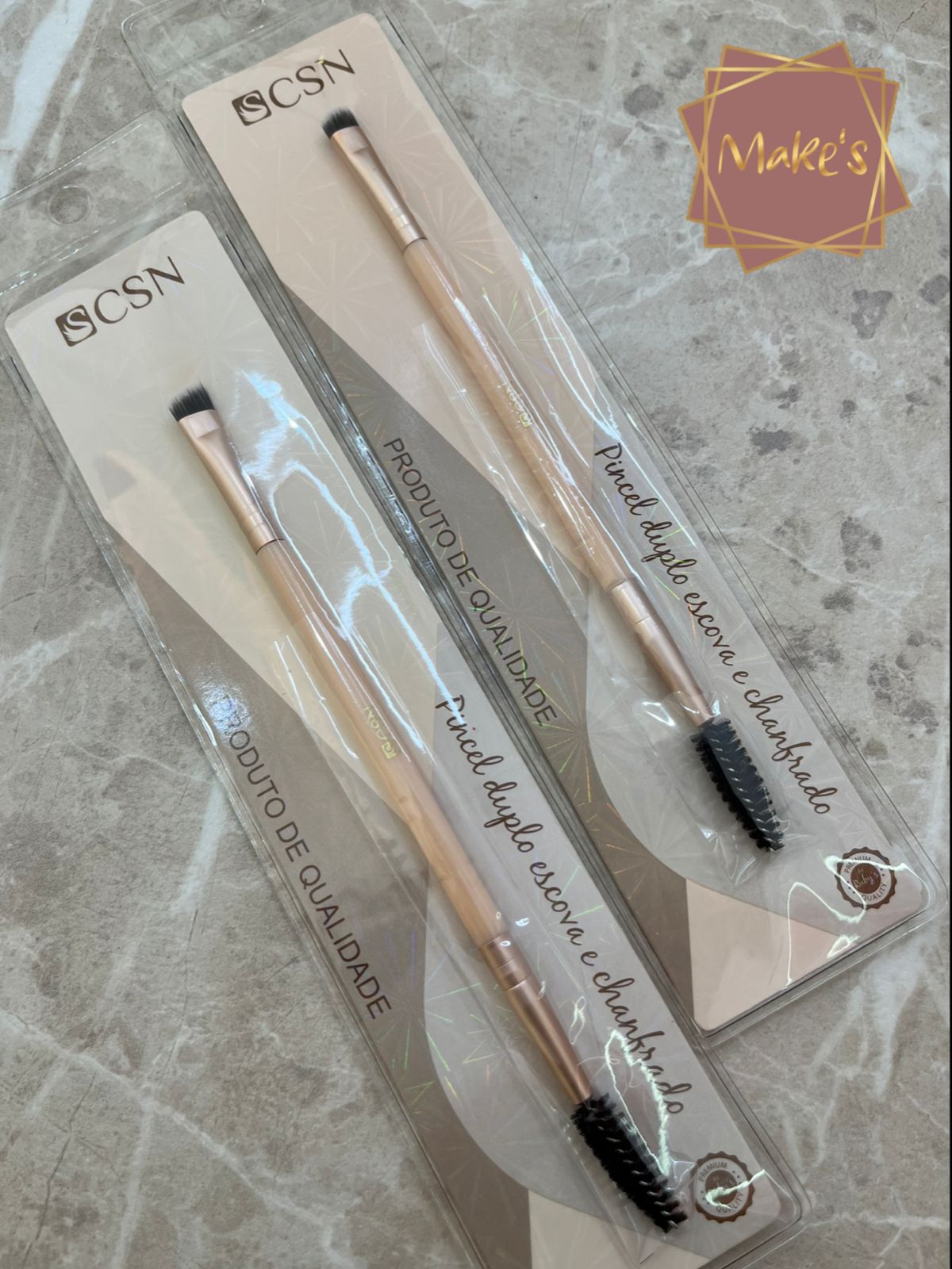 Pincel Duplo para Sobrancelhas - CSN