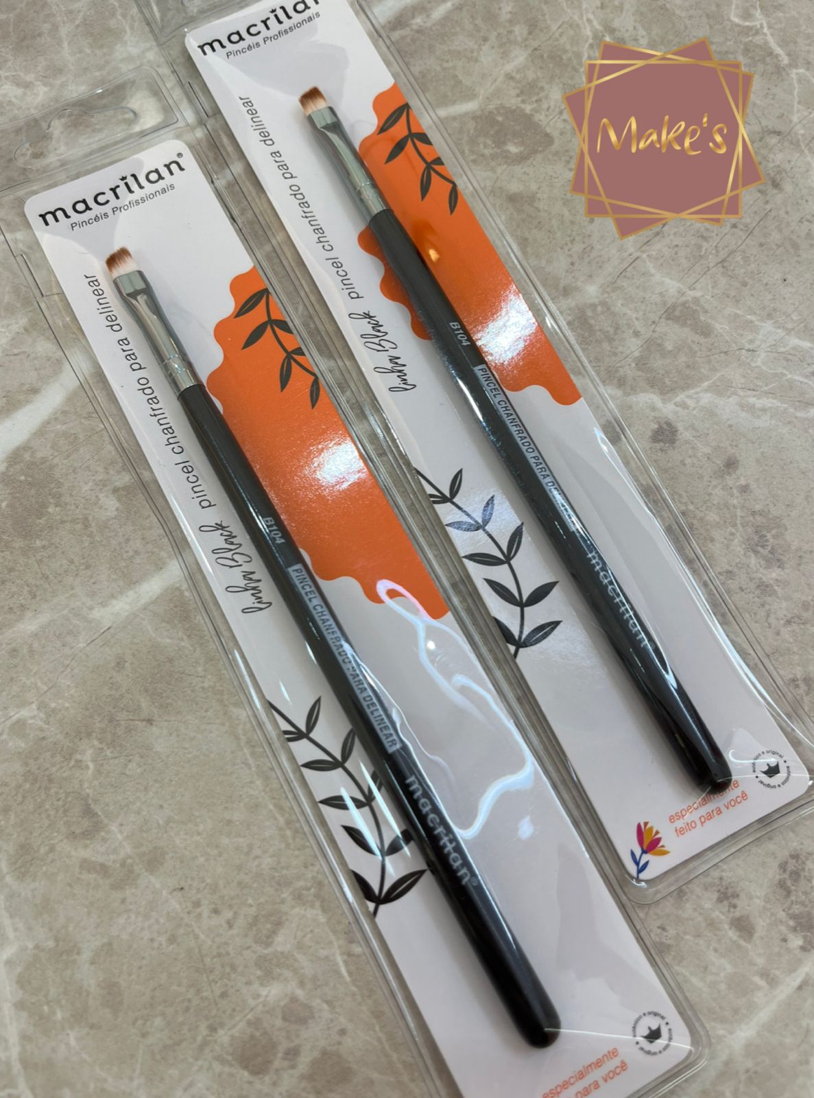 Pincel Chafrado pra Delinear B104 - Macrilan