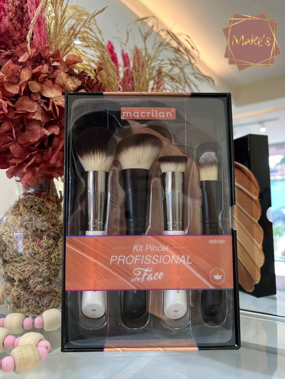 Kit de Pincéis para Face - Macrilan