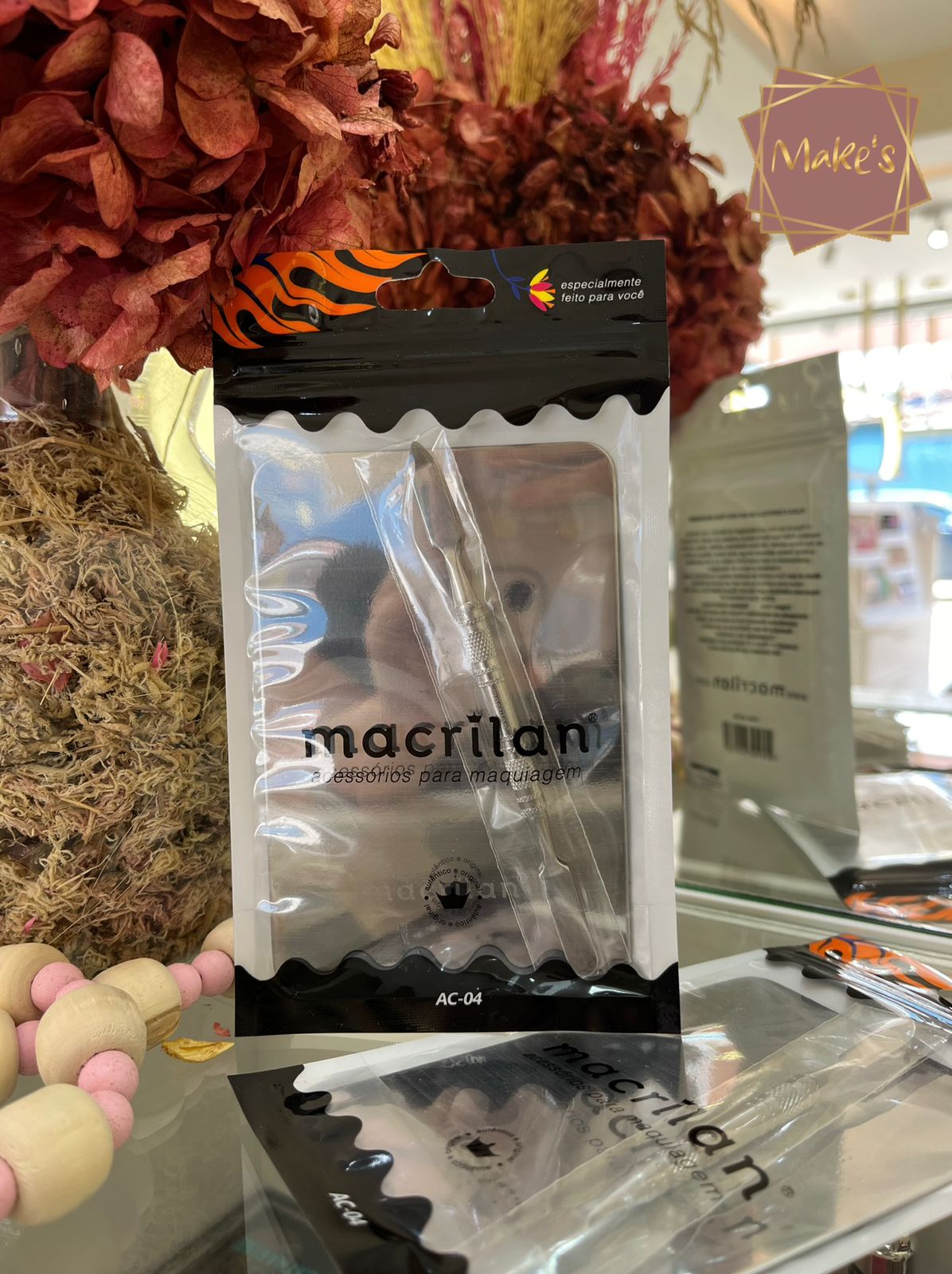 Placa e Espátula para Maquiagem - Macrilan