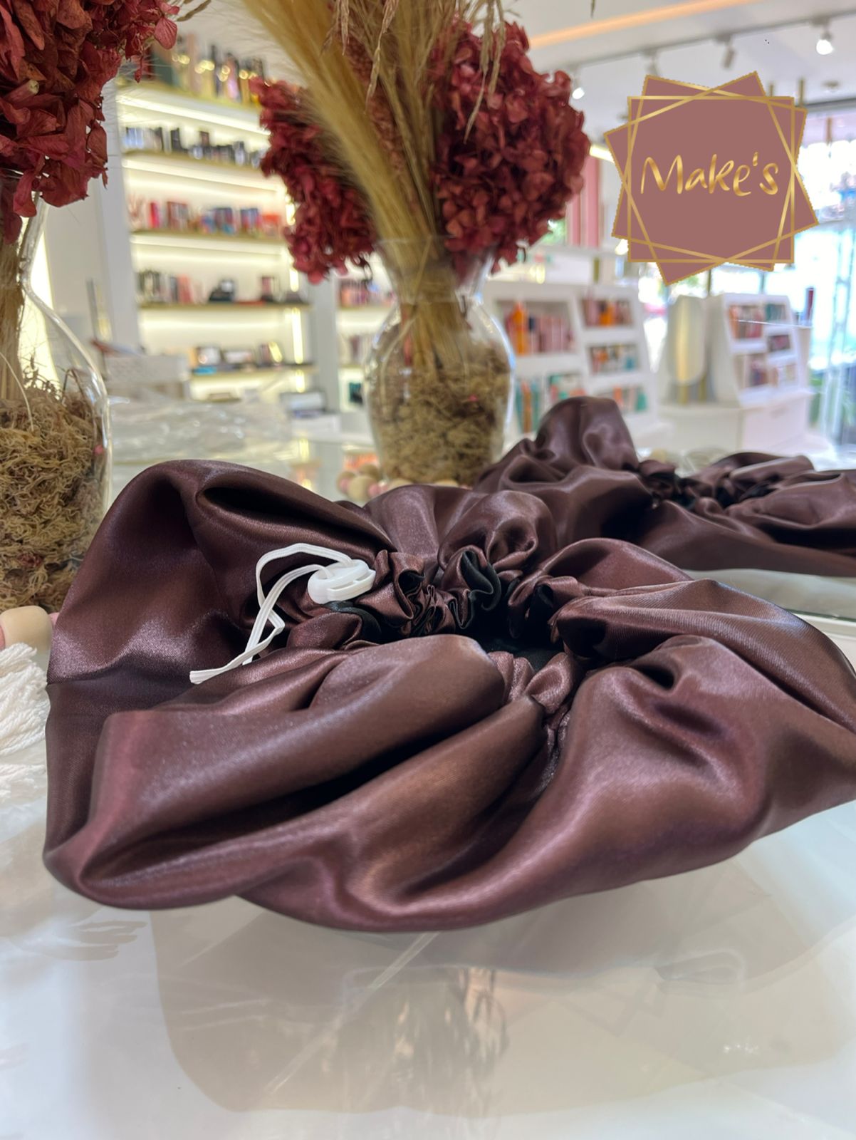 Touca de Cetim Anti Frizz