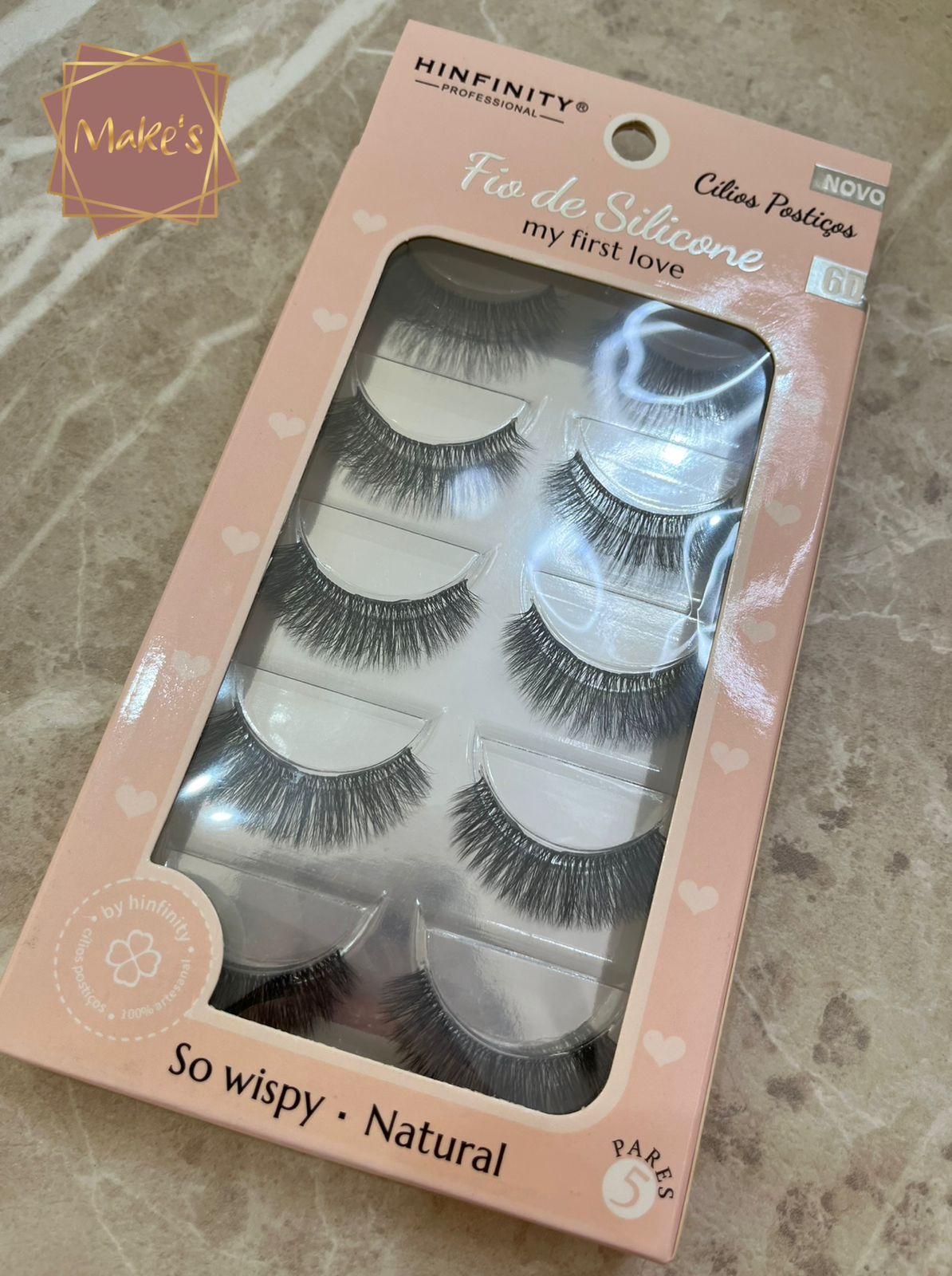 Cílios Postiços Fio de Silicone - Hinfinity