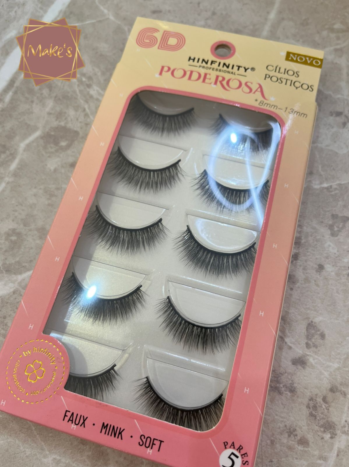 Cílios Postiços Poderosa - Hinfinity