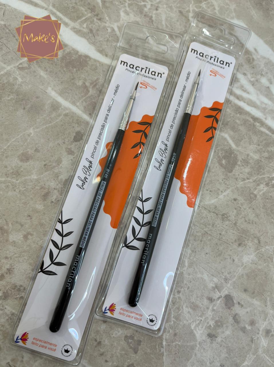 Pincel de Precisão para Delinear Médio B145 - Macrilan