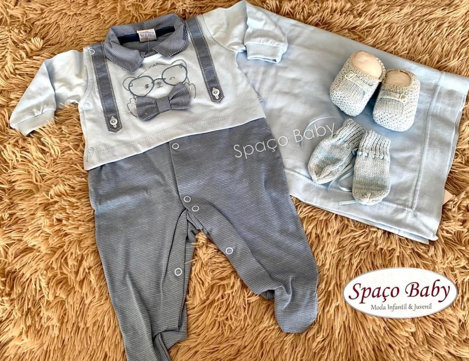 Saída maternidade ursinho