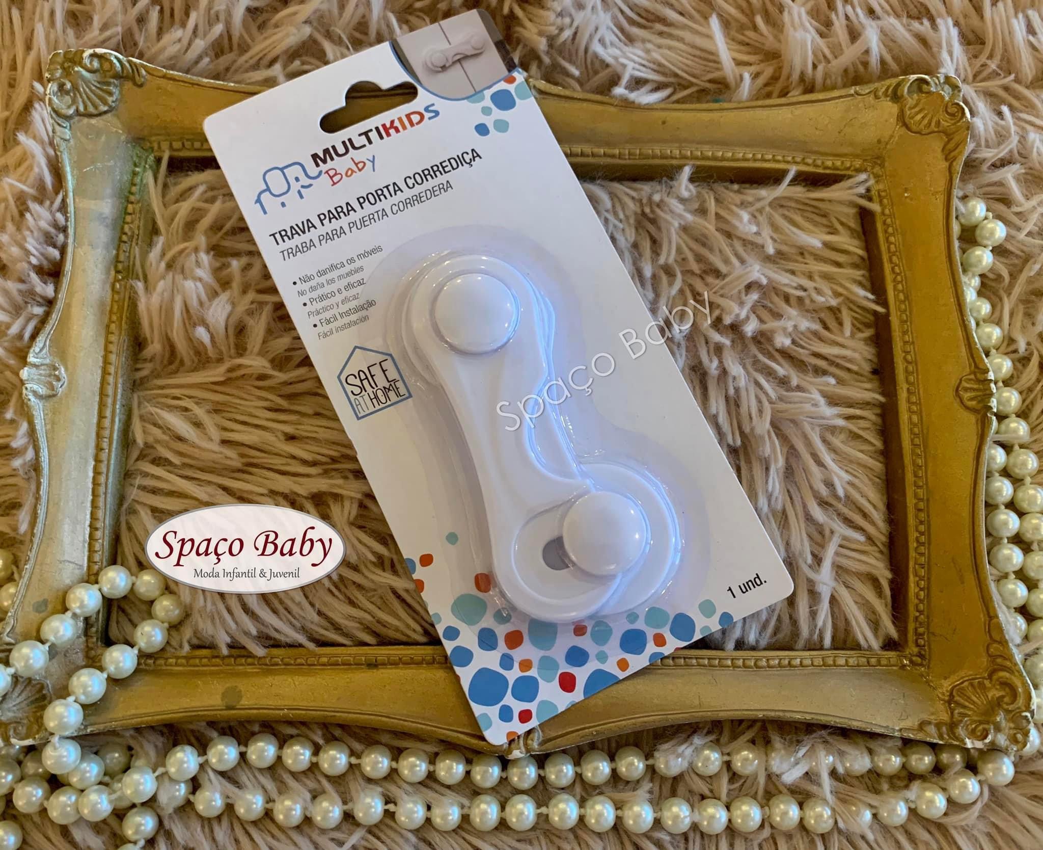 Trava porta corrediça