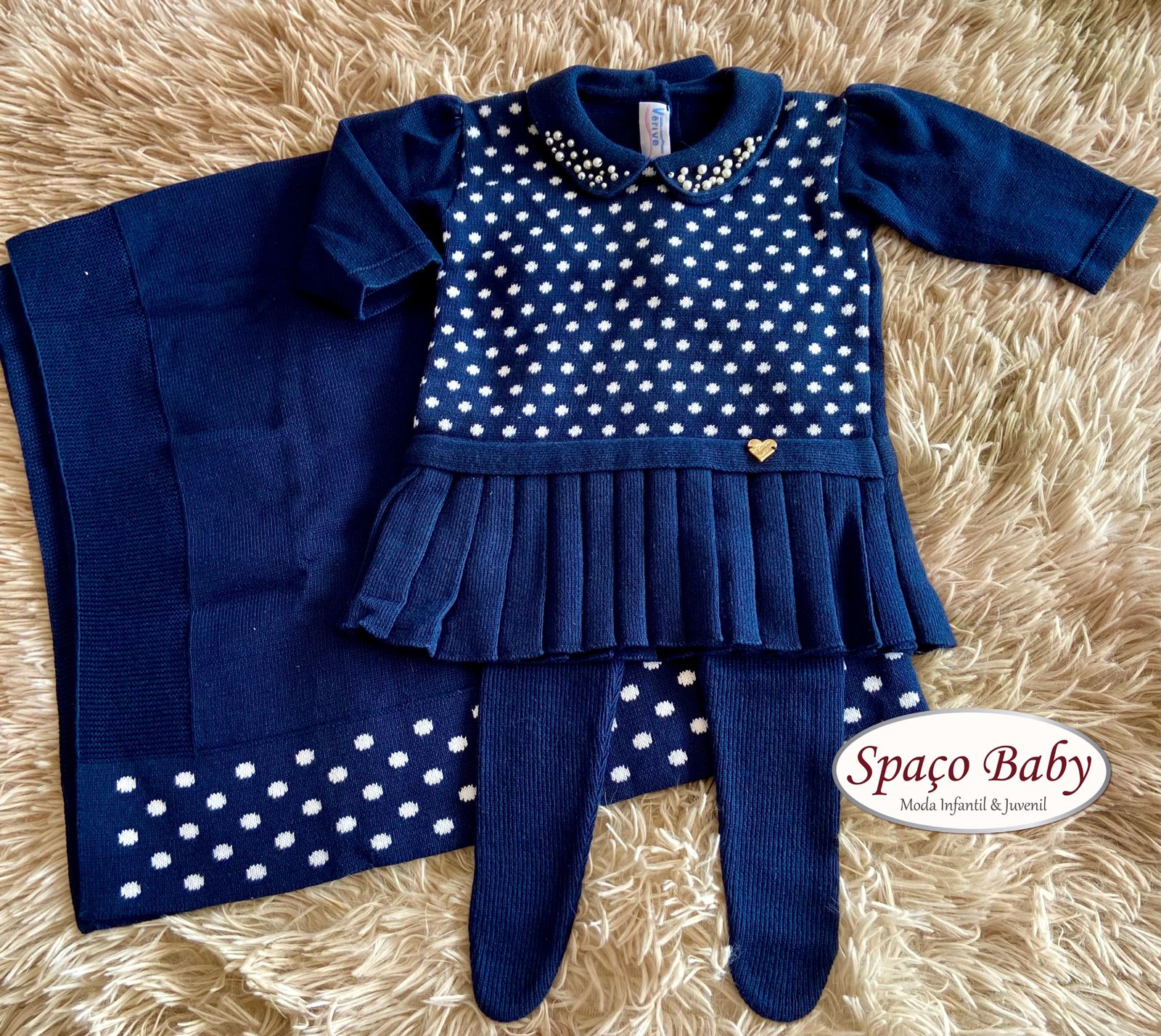 Saída maternidade vestido em linho