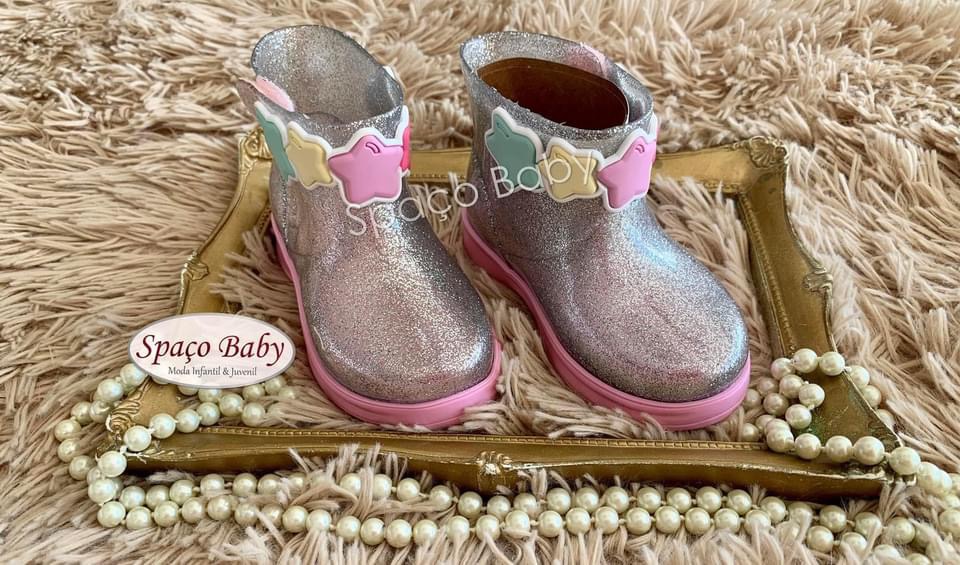 Galocha brilhos com estrelas