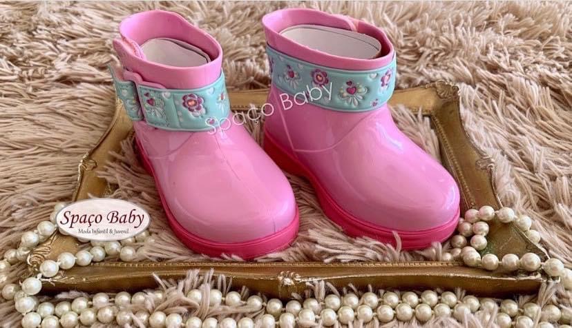 Galocha rosa bebê e pink
