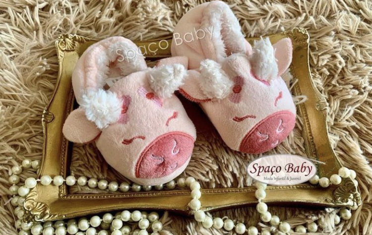 Pantufa vaquinha