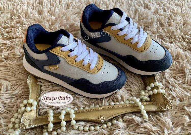 Tênis gelo com marinho