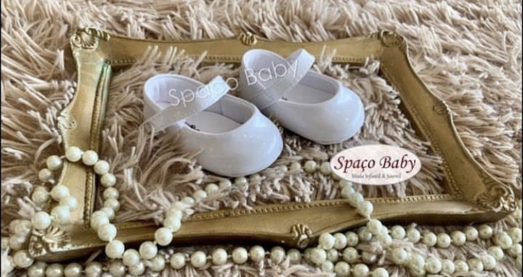 Sapato boneca branco