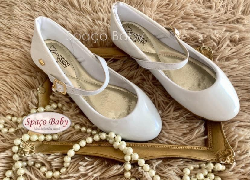 Sapato boneca branco