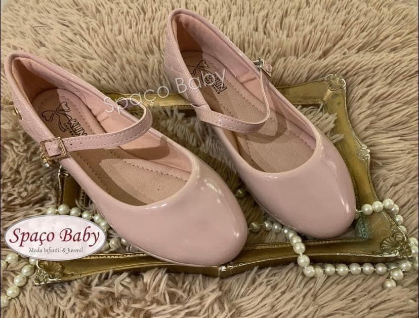 Sapato boneca rosê
