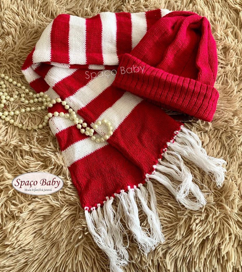 Kit touca e cachecol pink