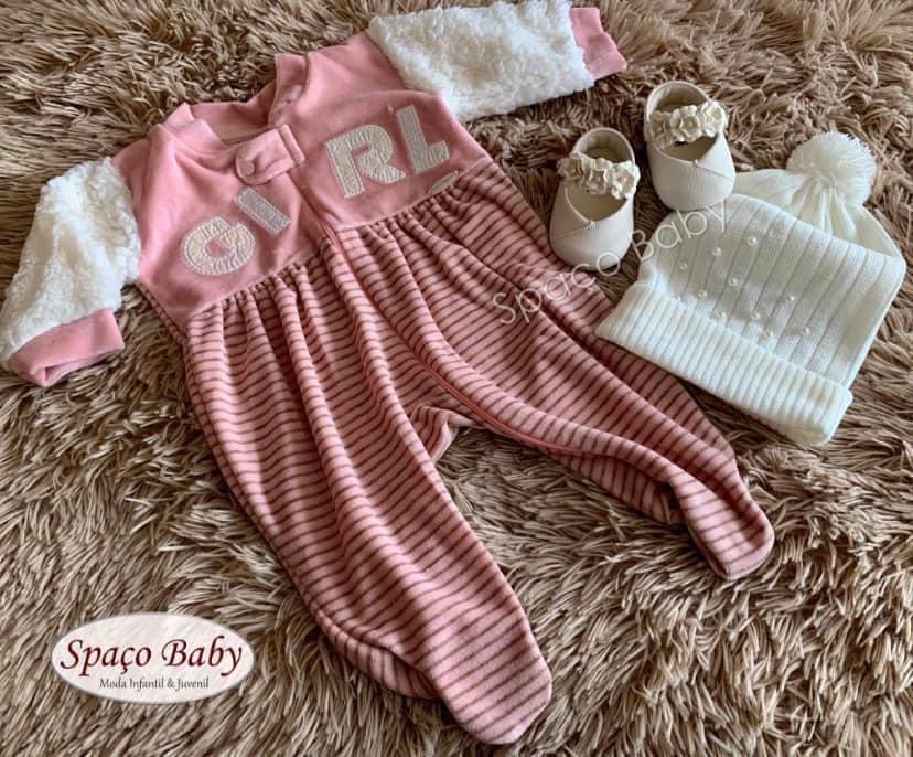 Macacão em plush Girl