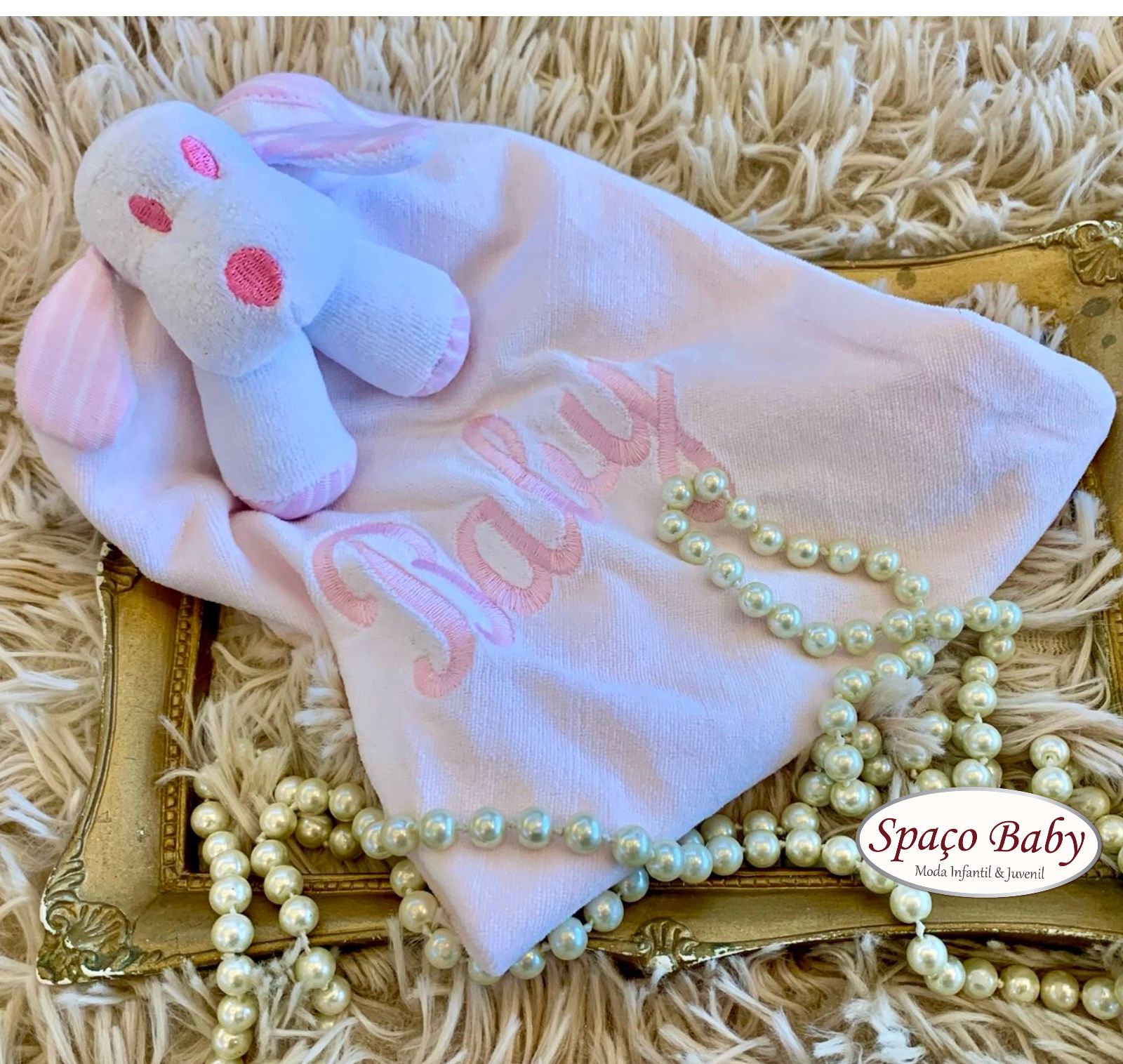 Naninha cachorrinho rosa