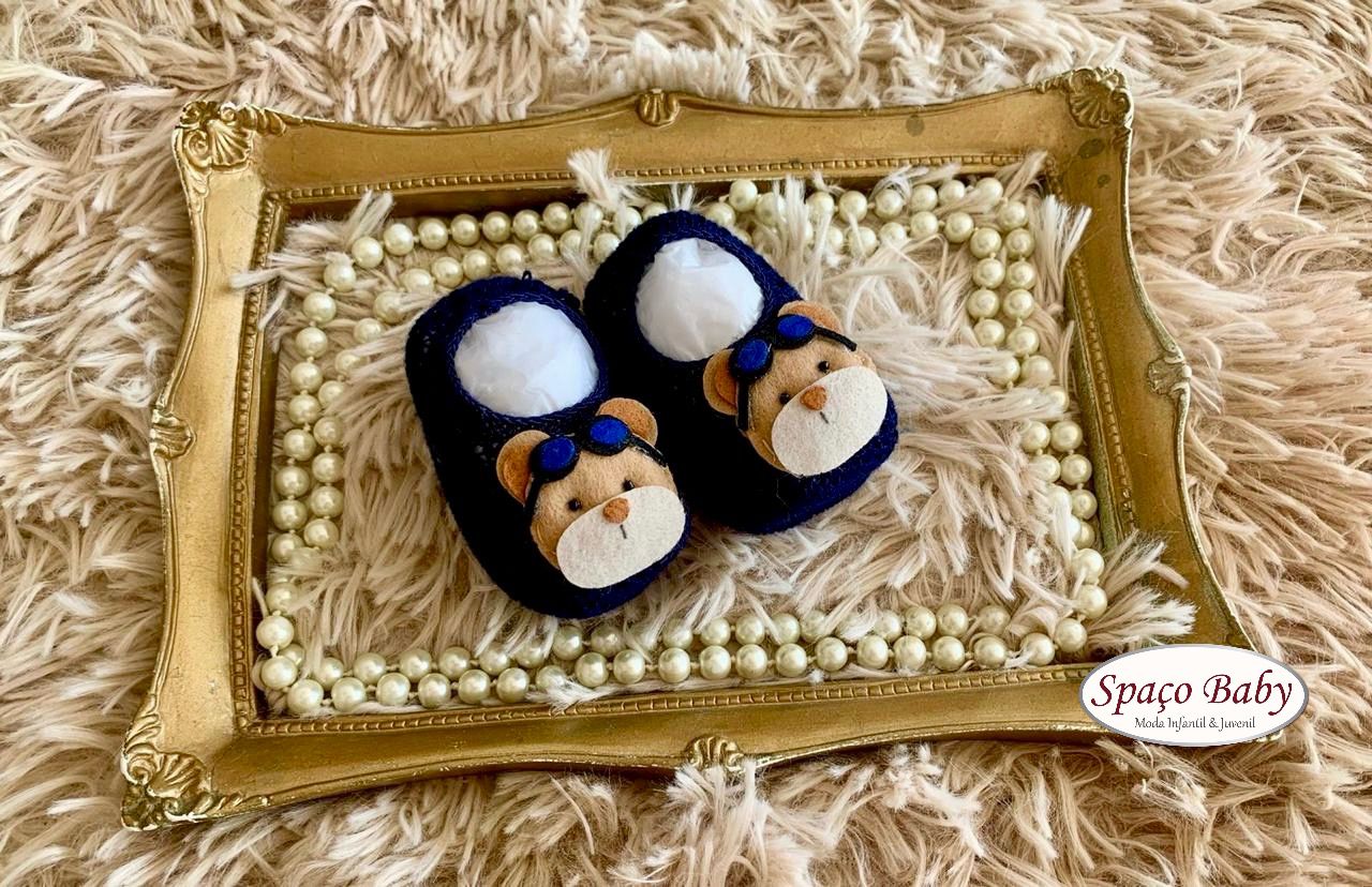 Sapatinho em linha urso