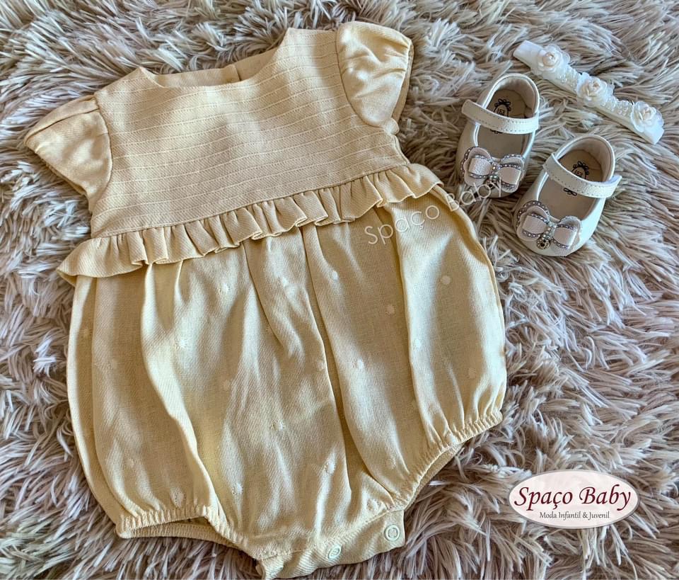 Pimpão  em linho com poá