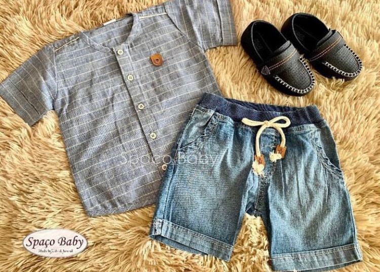 Conjunto tecido listras