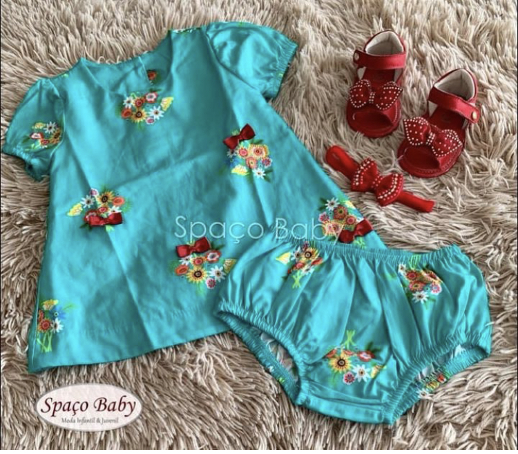 Vestido  estampa flores