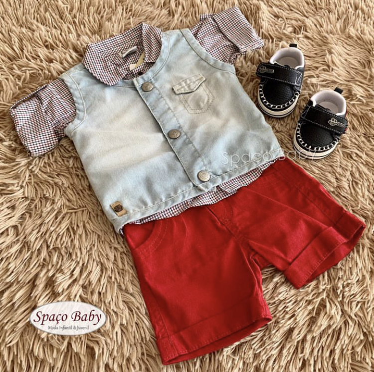 Conjunto com colete