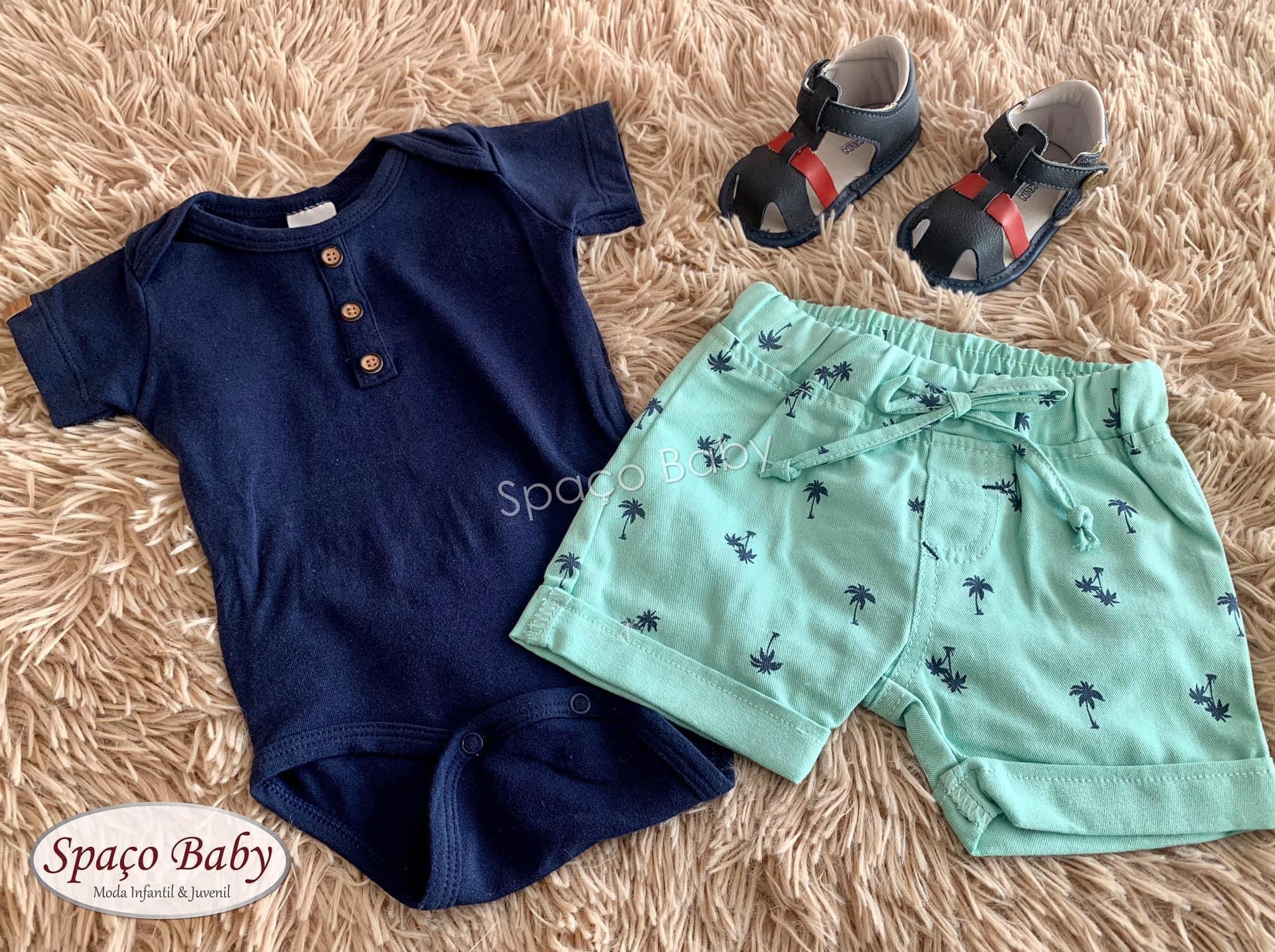 Conjunto bermuda coqueiros