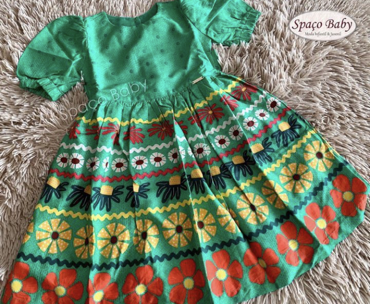 Vestido manga bufante