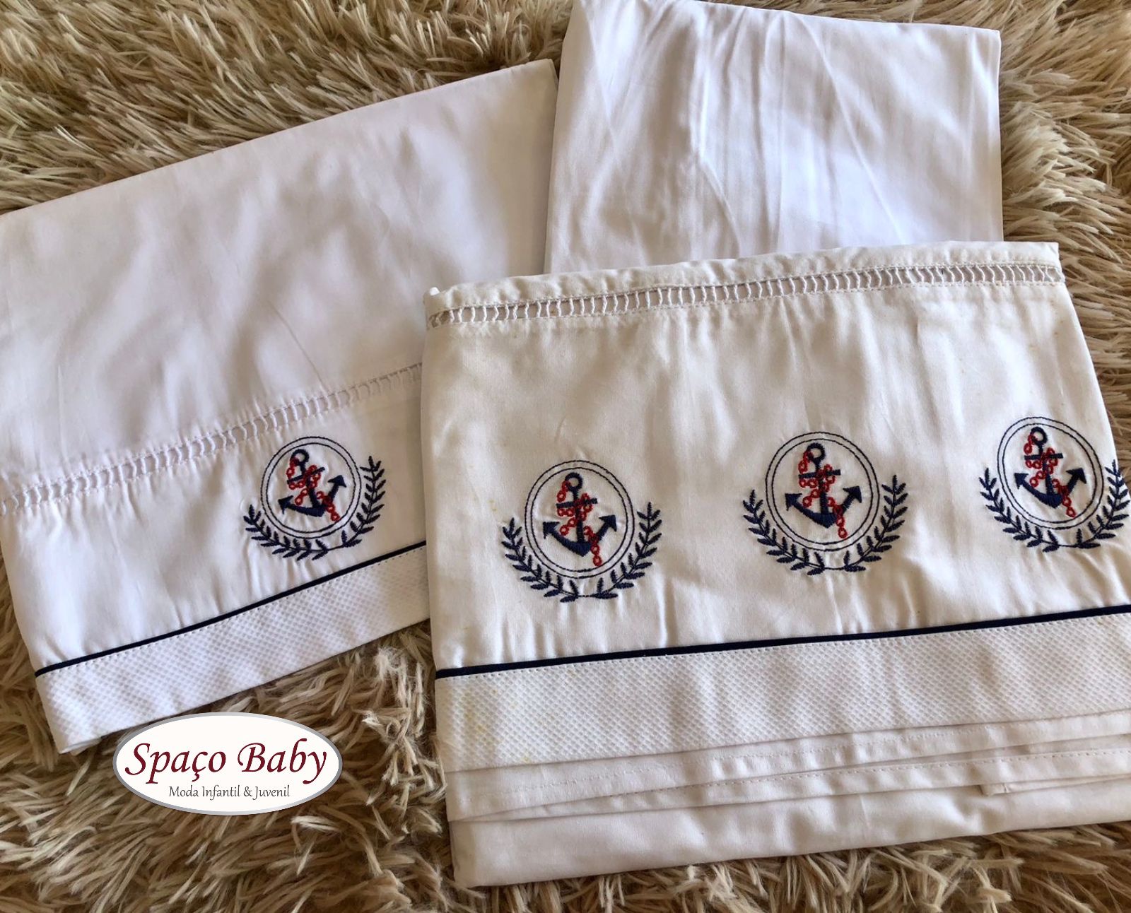 Jogo de lençol para berço