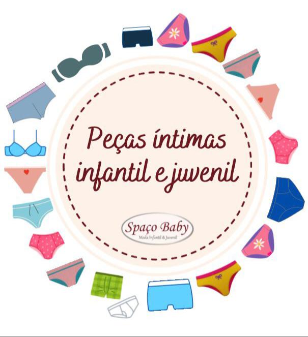 Peças íntimas Infantil e Juvenil