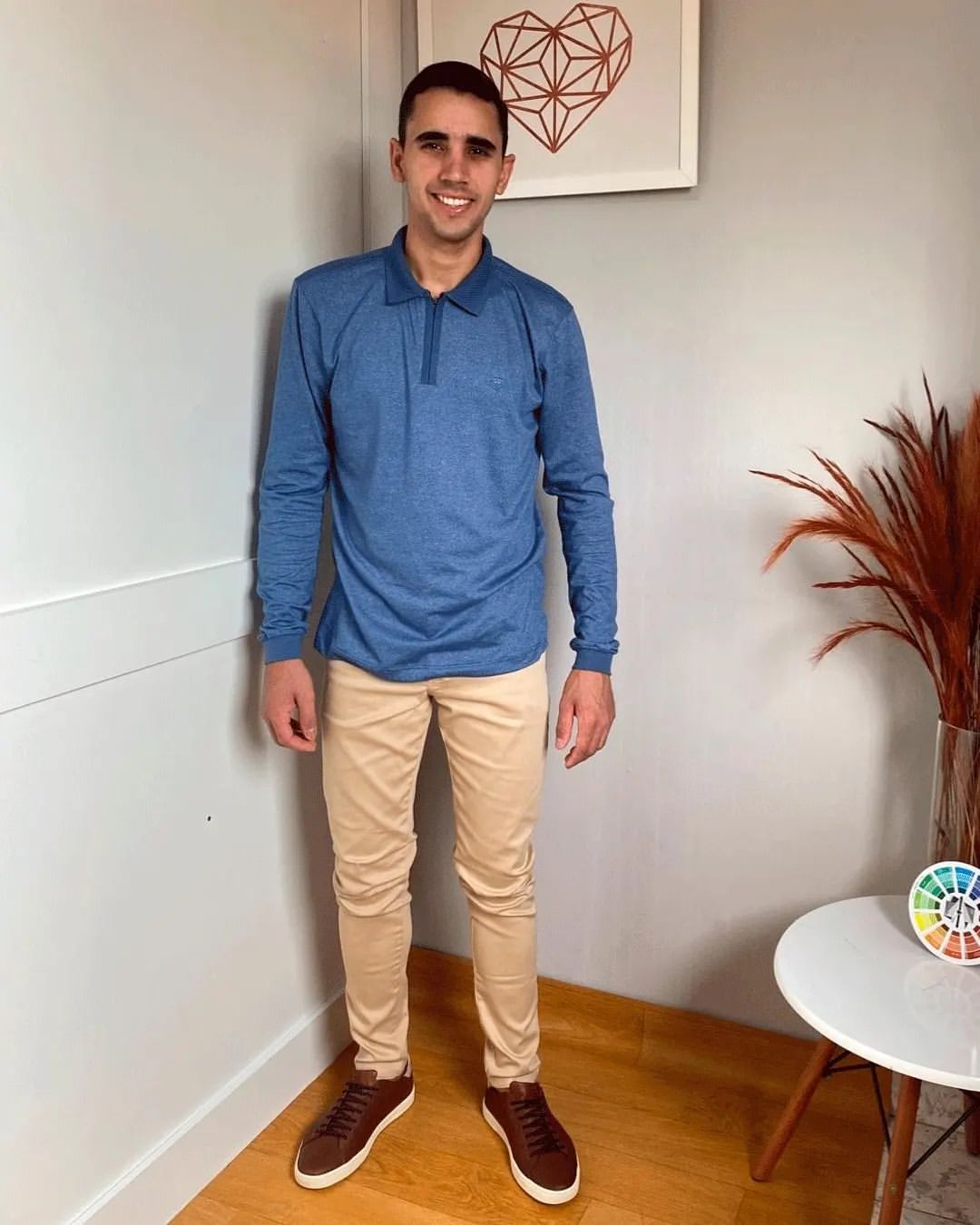 Polo Manga Longa com Zíper Colisão 410310153