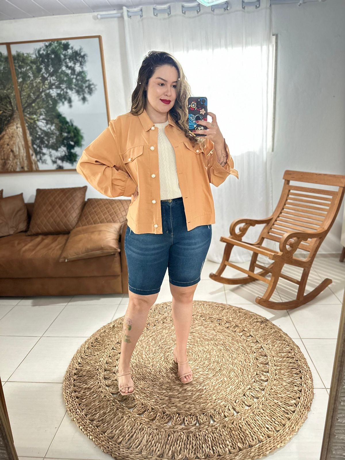 JAQUETA FEM PLIS SHANES 22504