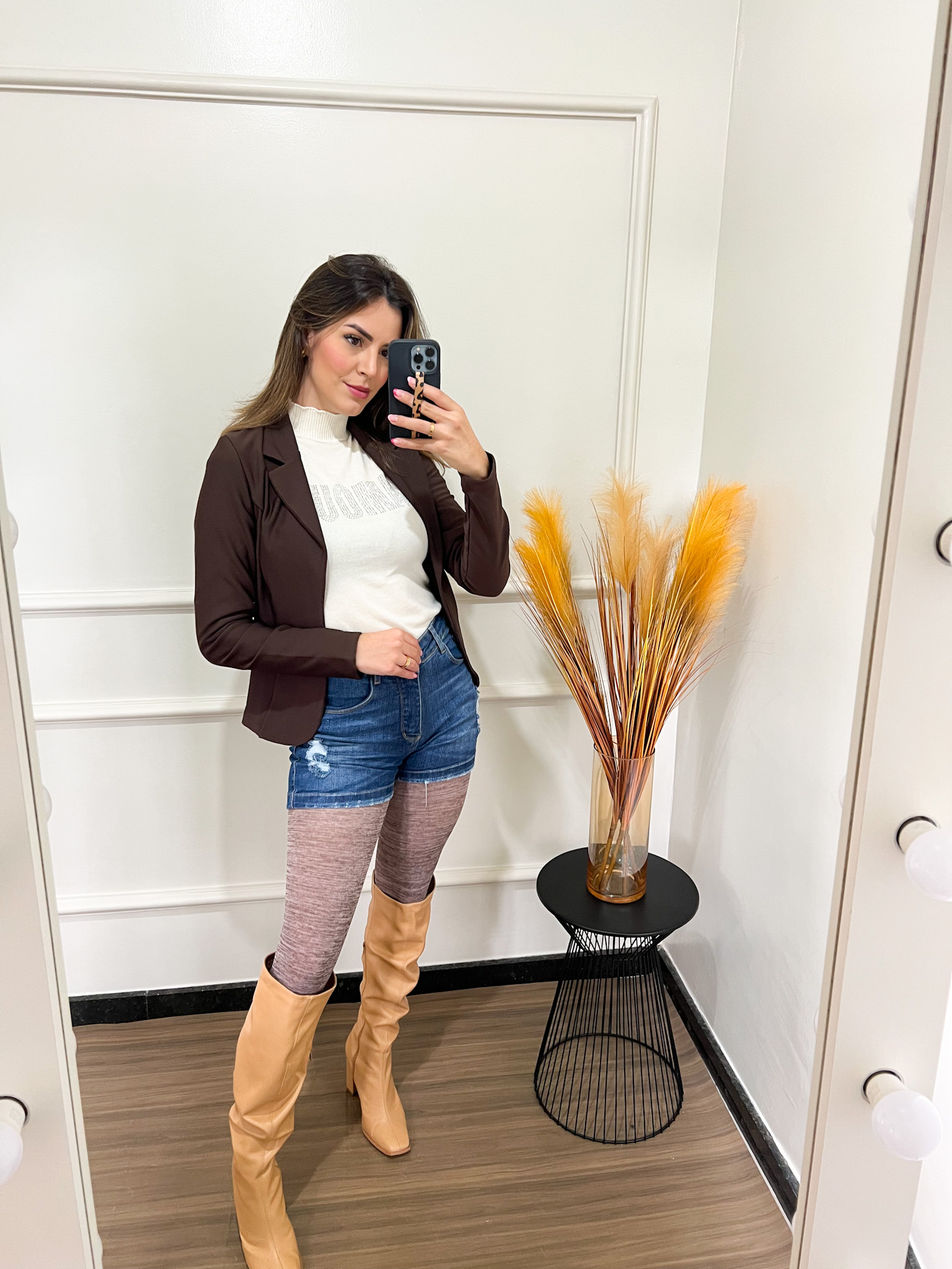 BLAZER EM MALHA MONTARIA  KAEMO 57017