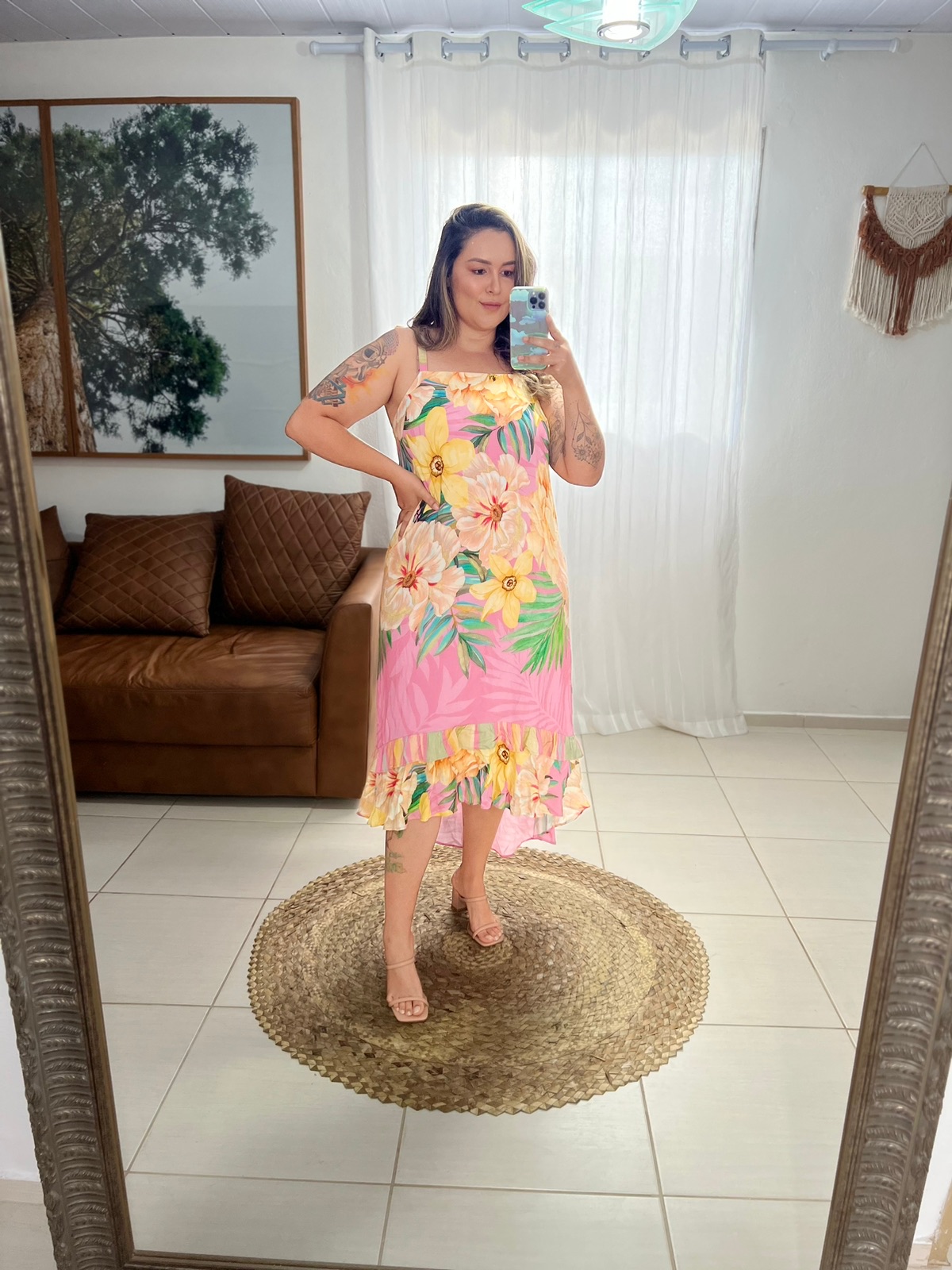 Vestido Barra Godê Estampado – Join | Ref. 900389